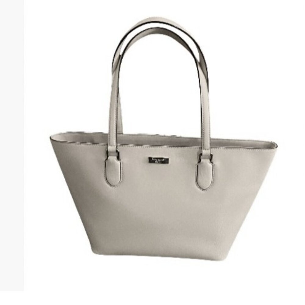 Kate Spade Laurel Way Dally Tote Bag in Parchment Saffiano Leather Like New